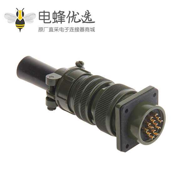 航空插头14孔直头 MS3106A20-27S 14芯伺服电机专用航空插头