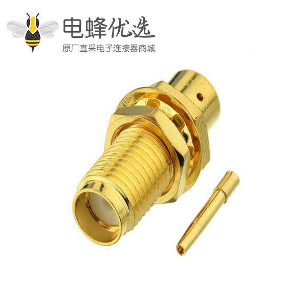 sma母连接器直式接LMR400