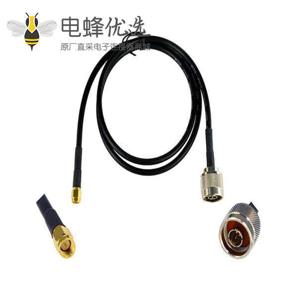 N头线转SMA线LMR195线长1米3G 4G LTE射频无线电天线或避雷器的使用