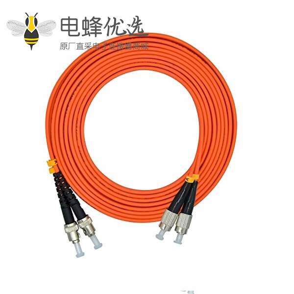 光纤跳线多模双工50/125&mu;m OM2 FC转ST线长3米