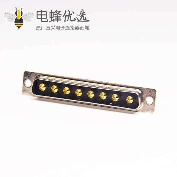 d-sub 8w8连接器直式公头焊接式接线车针