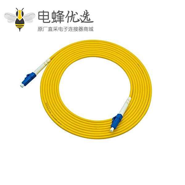 LC光纤跳线3M 9/125&mu;m OS2单工单模