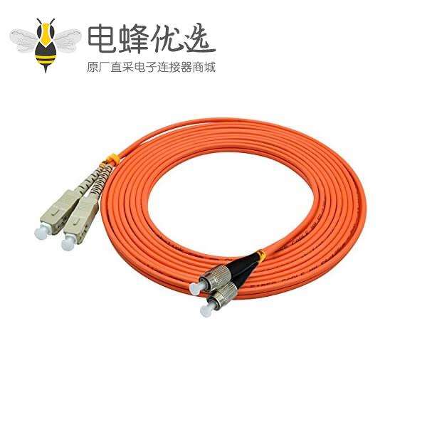 SC/FC光纤跳线线长3米 50/125&mu;m OM2双工多模