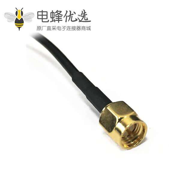 433MHz天线全向防水3dBi天线接1.2M RG174线