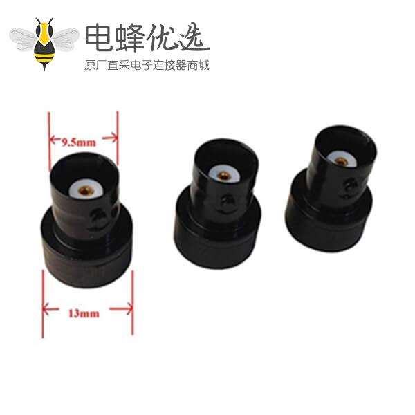 天线BNC母转SMA公连接器 黑色