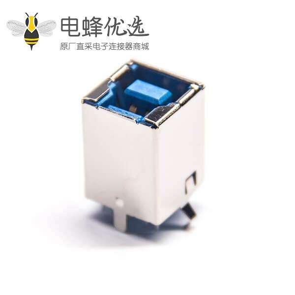 USB 3.0 B接头180度9p USB B接头母