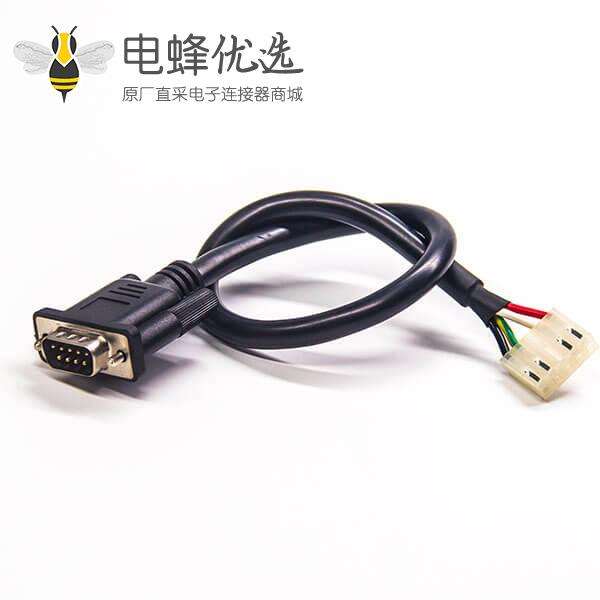 D-SUB转接头线材 9PIN 插头转接信号端子