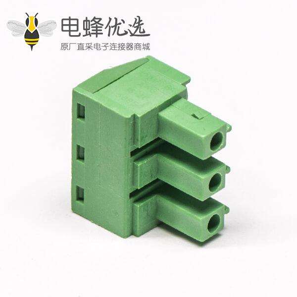 插拔式穿墙端子90度弯式端子接线插头