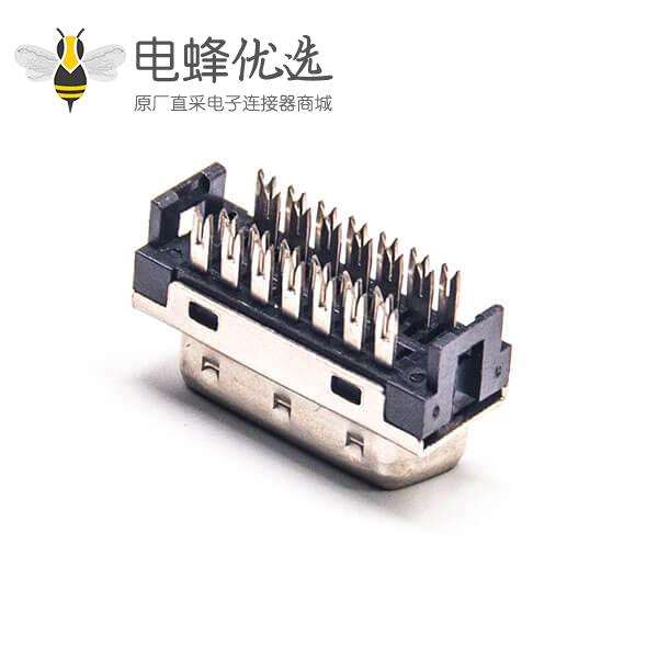 SCSI直插HPDB26芯公头刺破式插头连接器