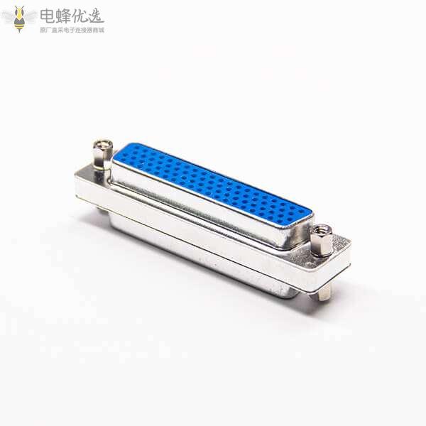 DB转接头金属直式78芯高密度母头转母头