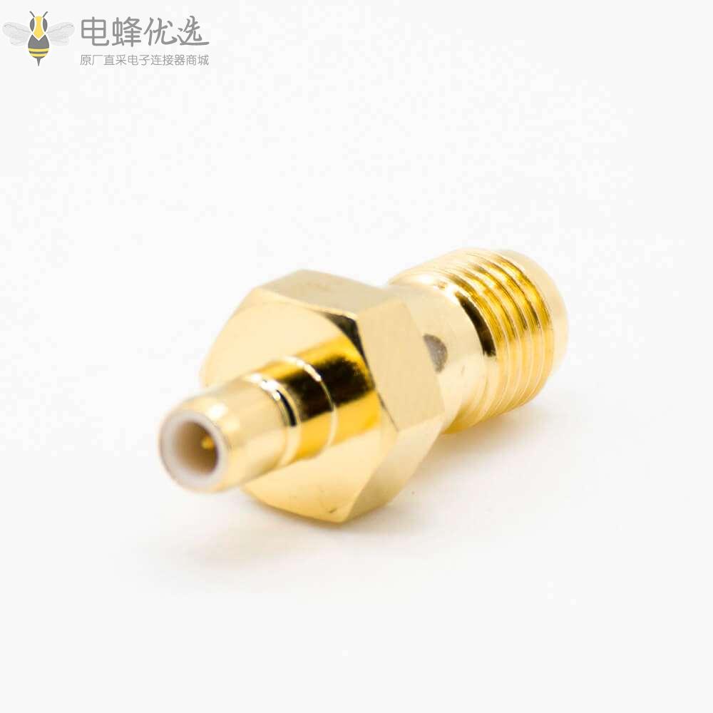 SAM转接头KJ直式SMA转SMB母转公镀金射频同轴连接器