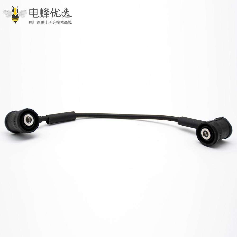 QMA公头转公头弯对弯组件线长20cm