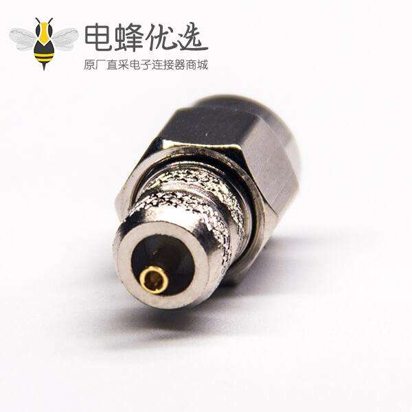 SMA公头180度连接器焊接式接同轴线缆