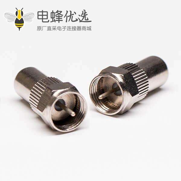 F公转RCA母公转母同轴直式连接器