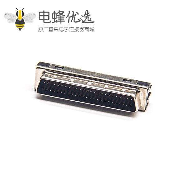 SCSI50公头直式焊接式50针接线HPDB型连接器