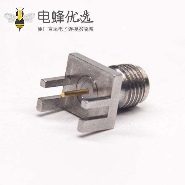 微波连接器2.92MM母头卡板接PCB