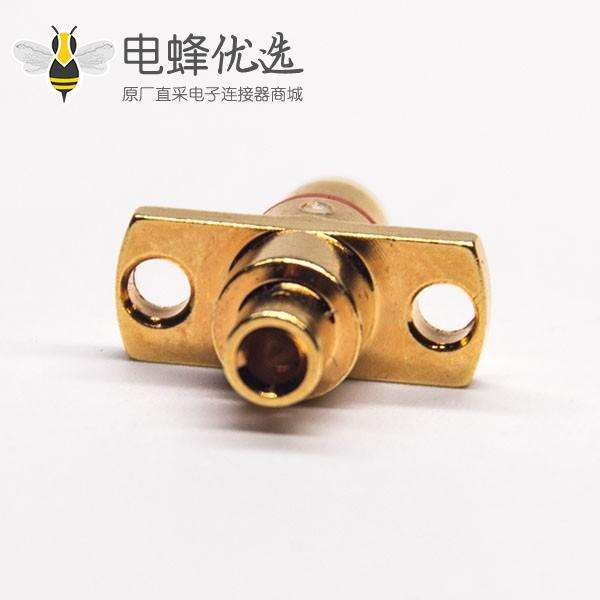 50GHz BMA连接器2孔法兰公头接线