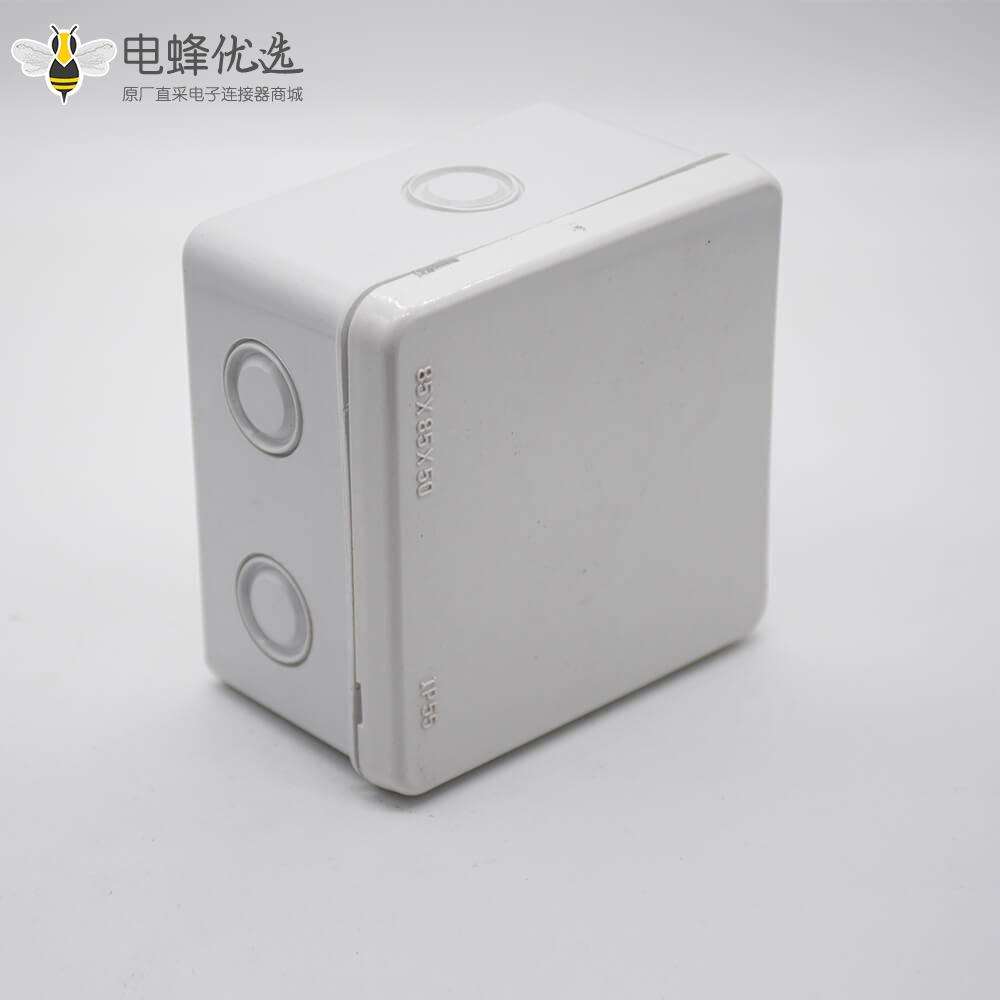 电线防水接线盒ABS塑料IP55螺丝固定85&times;85&times;50防水盒