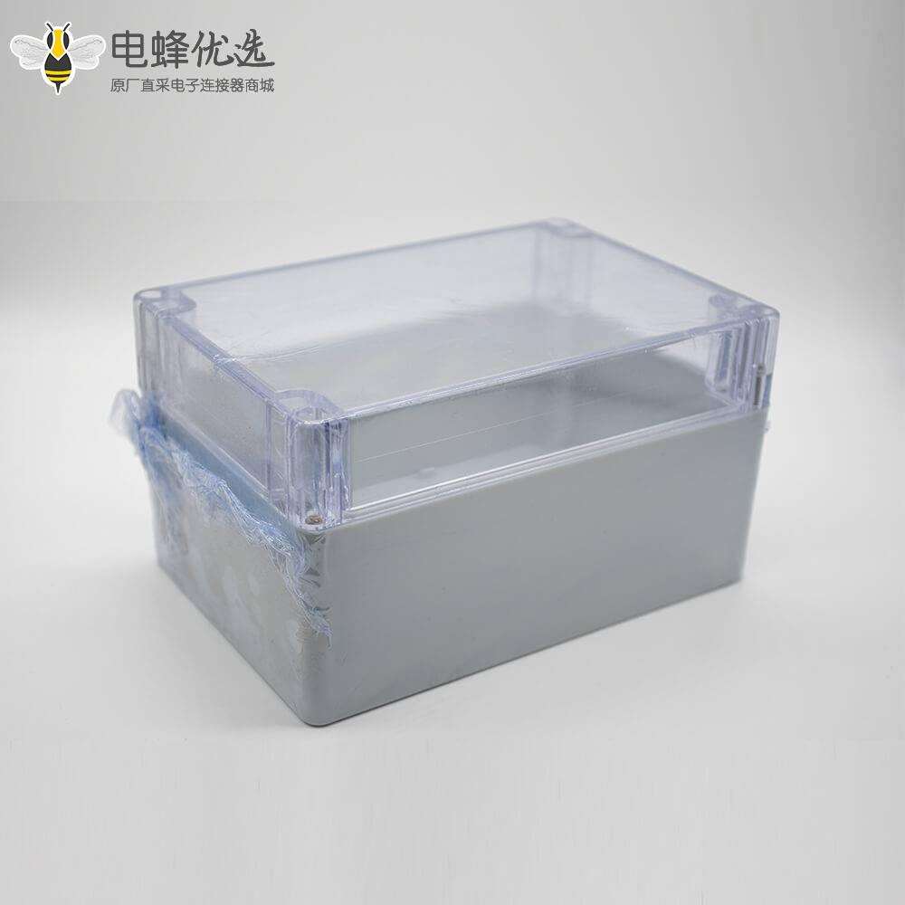 密封防水光缆接头盒110&times;160&times;90螺丝固定ABS塑透明料盖
