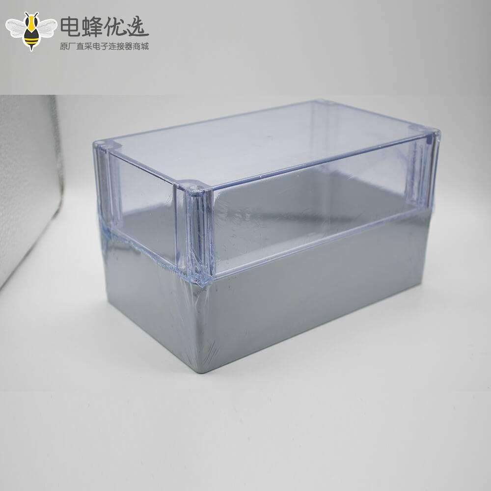 户外电源密封防水盒ABS塑料外壳120&times;200&times;113透明盖螺丝固定
