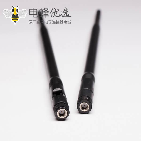 wifi模块 外置天线2.4G 7dbi黑色胶棒天线配SMA母头