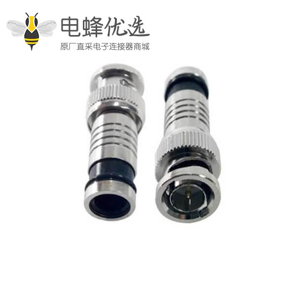 bnc视频连接线 直式射频同轴公头