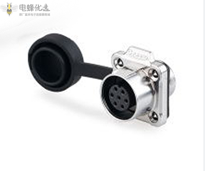 LP-12-7芯方座全金属圆型航空插座微小型接插件连接器