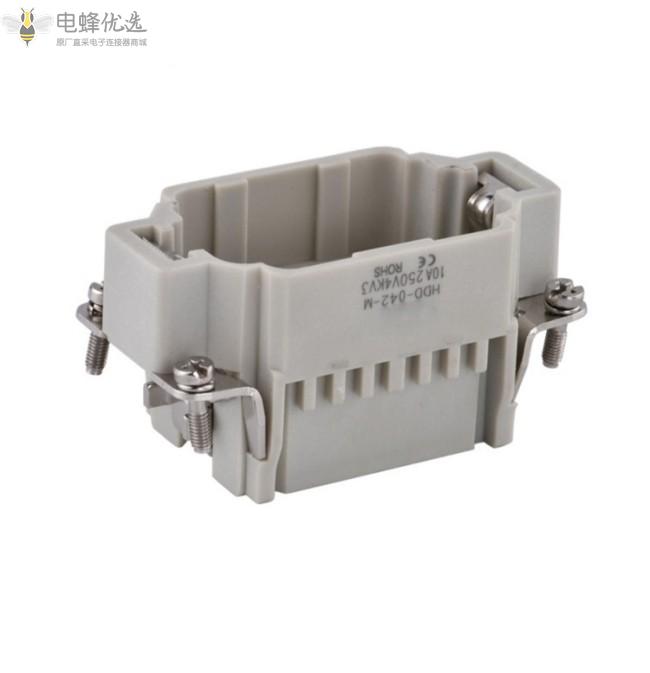 矩形重载连接器42针表面安装全套航空插头插座工业防水