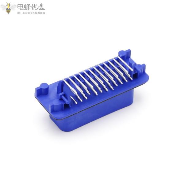 776164-5电动汽车连接器35芯防水接插件PBT密封控制器插座弯针插头