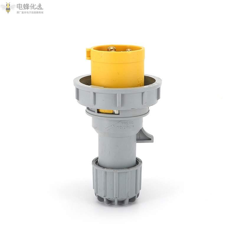 欧标IP67防水工业连接器3芯16A32A工业250V插头航空插座