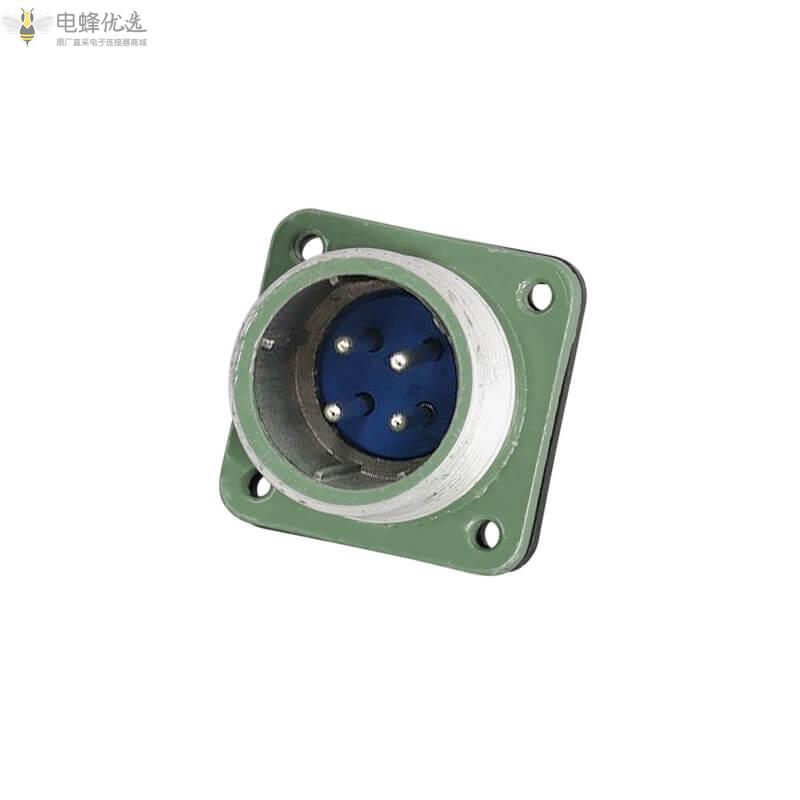 厂家直售YD28直式4芯正装母头TP+公座Z航空连接器25A500V