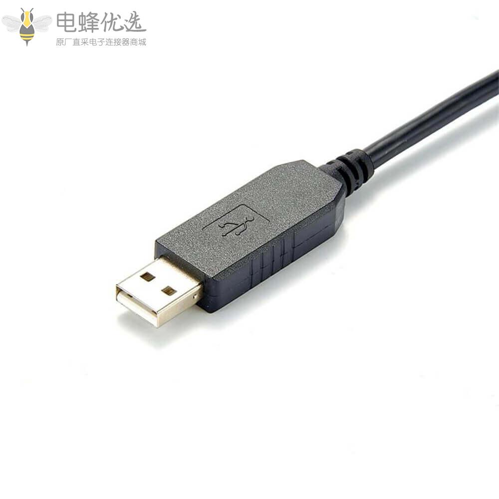 温度传感器电池用USB带RS485模块单边线缆