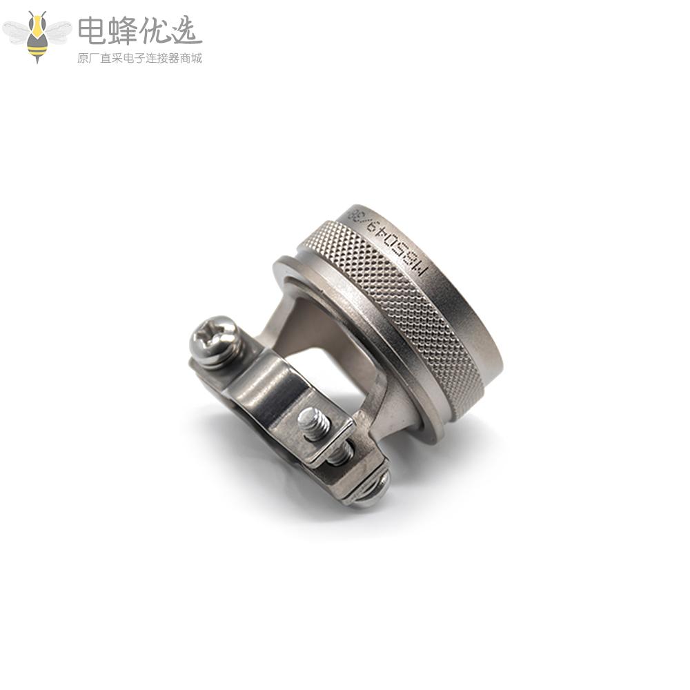 D38999连接器银色镀镍尾附17号壳体直电缆夹
