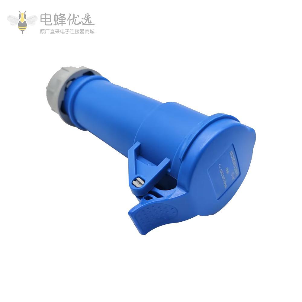 TYP510工业连接器3芯16A230V防水IP44防水防尘防脱进口工业插头